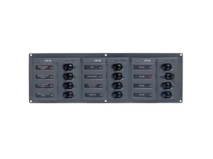 BEP DC Panel - 12-Way - No Meter - Horizontal