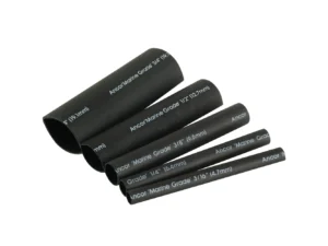 Ancor Adhesive Lined Heat Shrink Tubing Kit - 8-Pack, 3", 20 to 2/0 AWG, Black