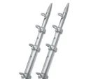 TACO 15' Silver/Silver Outrigger Poles - 1-1/8" Diameter