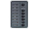 BEP AC Circuit Breaker Panel w/o Meters, 6 Way w/Double Pole Mains