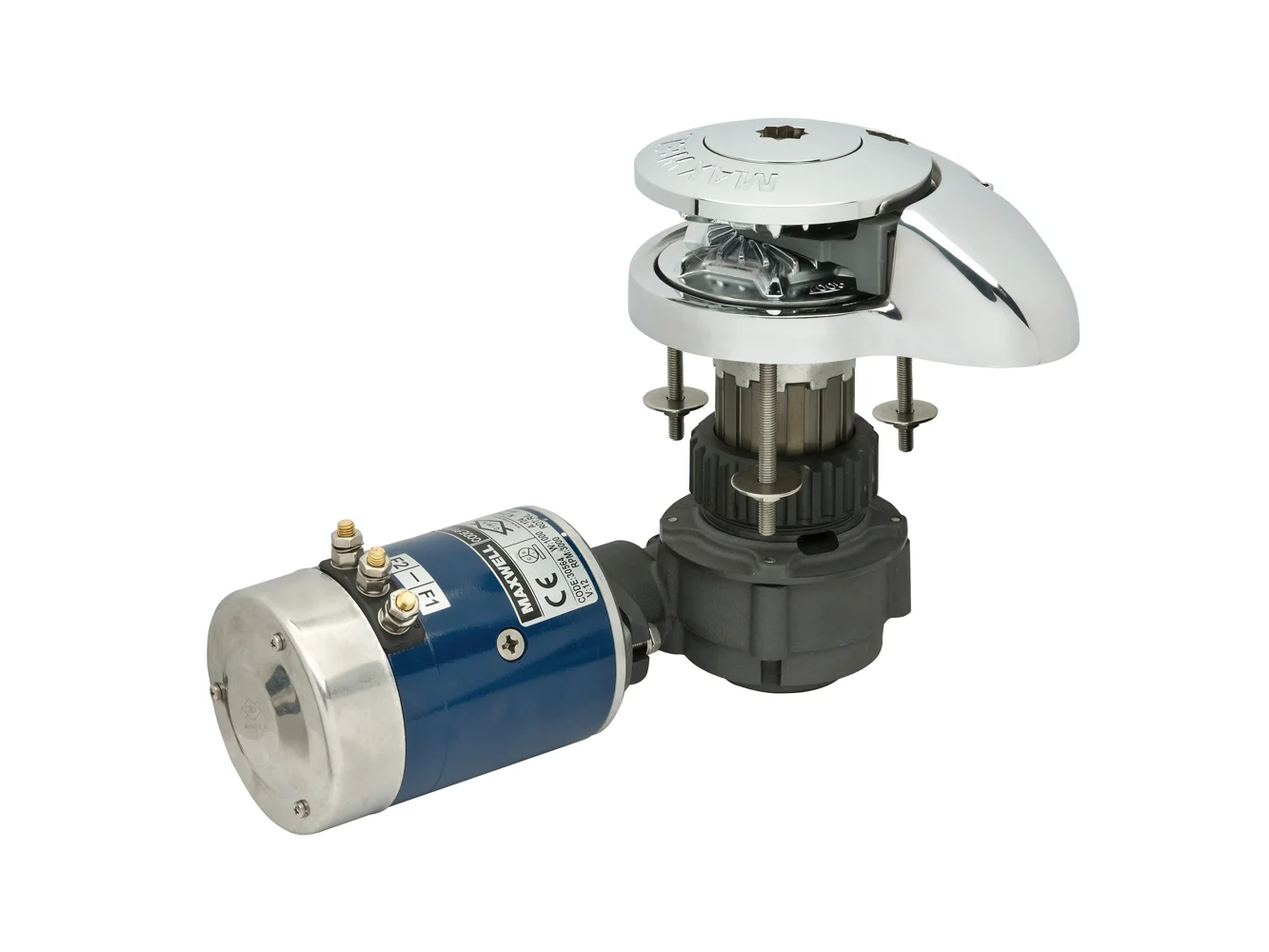 Maxwell RC 8-6 Vertical Windlass 1/4" Chain, 1/2" Rope 12V