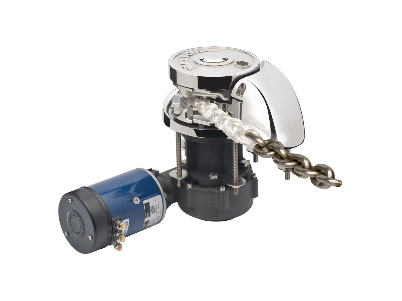 Maxwell RC 12-12 Vertical Windlass 1/2" Chain, 3/4" Rope, 12V