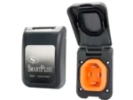 SmartPlug 50 AMP Male Non-Metallic Inlet Cover - Black