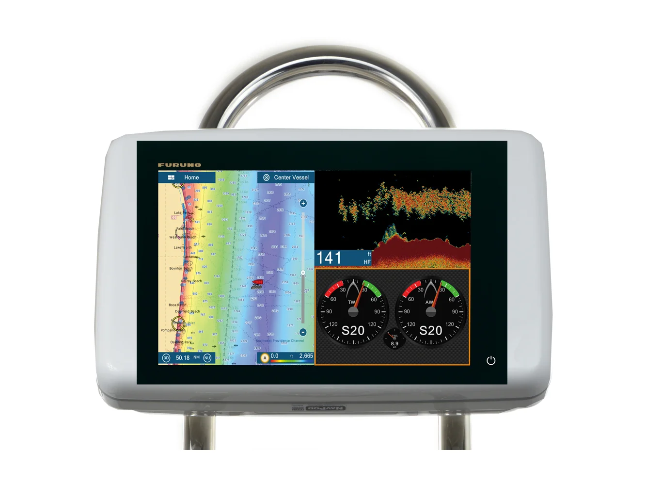 NavPod GP1066 SailPod Pre-Cut f/Furuno TZTouch2 12" f/9.5" Wide Guard