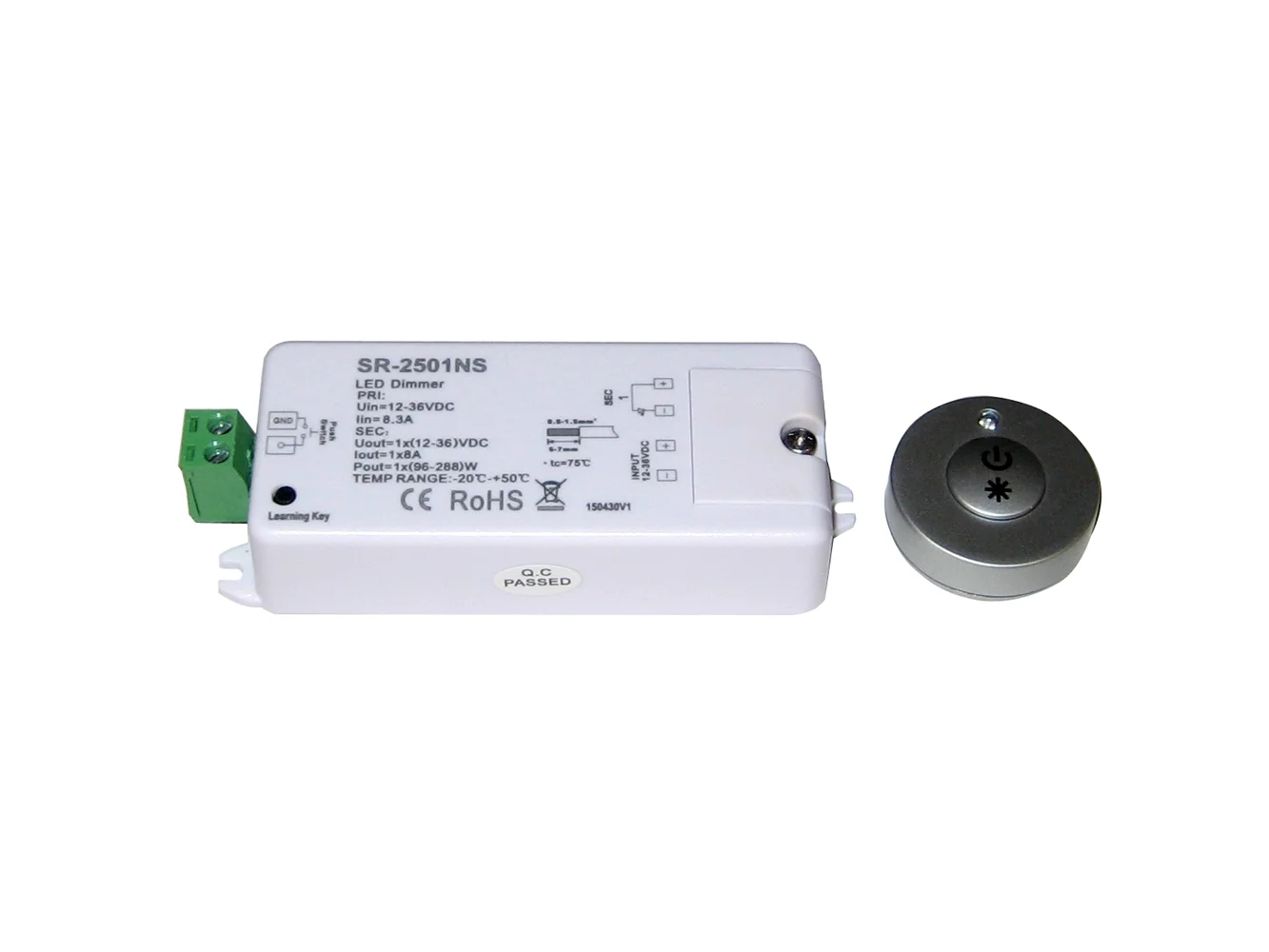 Lunasea Remote Dimming Kit w/Receiver & Button Remote