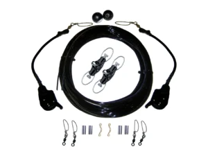 Rupp Single Rigging Kit W/Lok-Ups & Nok-Outs - 160' Black Mono
