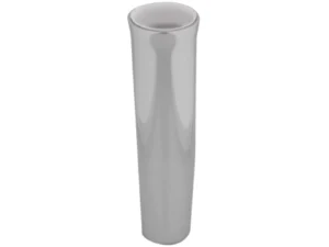 TACO Flared Weld-On Rod Holder 9-3/4"L x 1-3/4"ID - White Liner Polished Finish