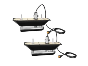 Garmin GT30-THP SS Thru-Hull Pair DownVü/SideVü Scanning Transducer w/Temp f/Hull Deadrises 5°-25°