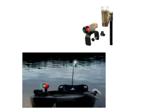 Attwood PaddleSport Portable Navigation Light Kit - C-Clamp, Screw Down or Adhesive Pad - RealTree® Max-4 Camo