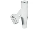 Lee's Clamp-On Rod Holder - White Aluminum - Vertical Mount - Fits 2.375" O.D Pipe