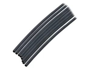 Ancor Adhesive Lined Heat Shrink Tubing (ALT) - 1/8" x 6" - 10-Pack - Black