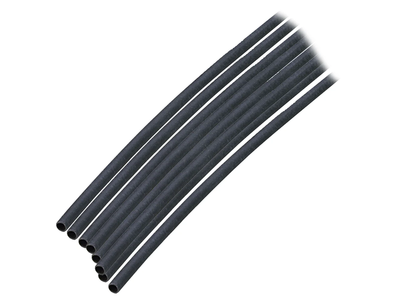Ancor Adhesive Lined Heat Shrink Tubing (ALT) - 1/8" x 6" - 10-Pack - Black