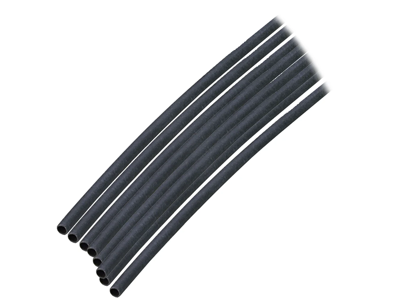 Ancor Adhesive Lined Heat Shrink Tubing (ALT) - 1/8" x 12" - 10-Pack - Black