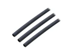 Ancor Adhesive Lined Heat Shrink Tubing (ALT) - 3/16" x 3" - 3-Pack - Black