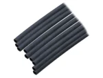 Ancor Adhesive Lined Heat Shrink Tubing (ALT) - 3/16" x 6" - 10-Pack - Black
