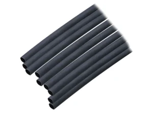 Ancor Adhesive Lined Heat Shrink Tubing (ALT) - 3/16" x 6" - 10-Pack - Black