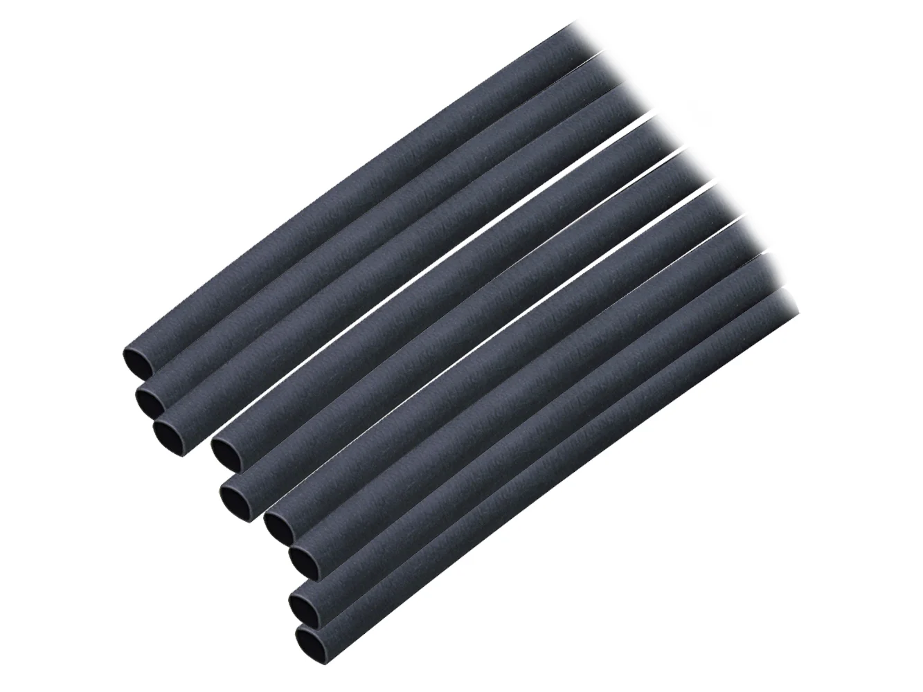 Ancor Adhesive Lined Heat Shrink Tubing (ALT) - 3/16" x 6" - 10-Pack - Black