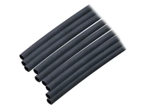 Ancor Adhesive Lined Heat Shrink Tubing (ALT) - 3/16" x 12" - 10-Pack - Black