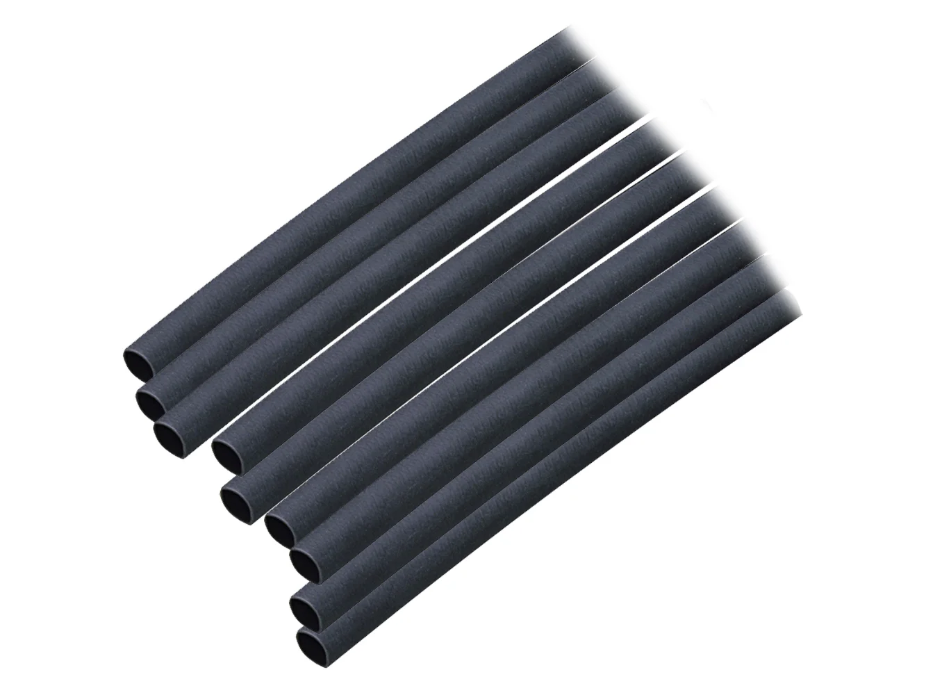 Ancor Adhesive Lined Heat Shrink Tubing (ALT) - 3/16" x 12" - 10-Pack - Black