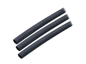 Ancor Adhesive Lined Heat Shrink Tubing (ALT) - 1/4" x 3" - 3-Pack - Black