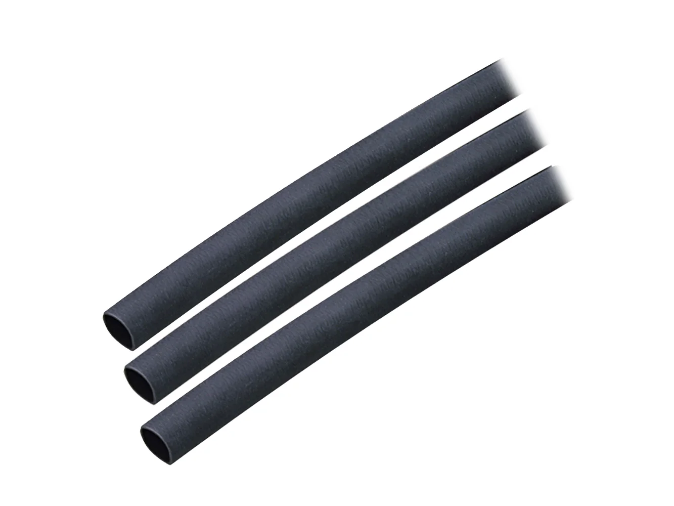 Ancor Adhesive Lined Heat Shrink Tubing (ALT) - 1/4" x 3" - 3-Pack - Black
