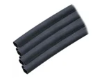 Ancor Adhesive Lined Heat Shrink Tubing (ALT) - 1/4" x 6" - 10-Pack - Black