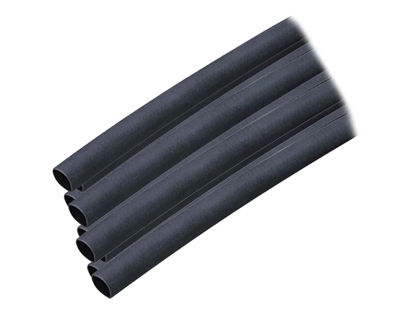 Ancor Adhesive Lined Heat Shrink Tubing (ALT) - 1/4" x 6" - 10-Pack - Black