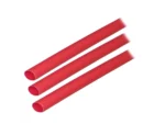 Ancor Adhesive Lined Heat Shrink Tubing (ALT) - 1/4" x 3" - 3-Pack - Red