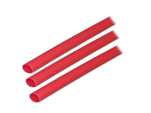 Ancor Adhesive Lined Heat Shrink Tubing (ALT) - 1/4" x 3" - 3-Pack - Red