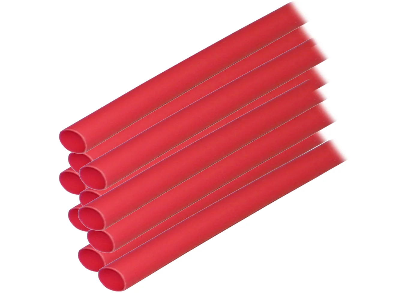 Ancor Adhesive Lined Heat Shrink Tubing (ALT) - 1/4" x 6" - 10-Pack - Red