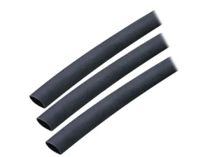 Ancor Adhesive Lined Heat Shrink Tubing (ALT) - 3/8" x 3" - 3-Pack - Black