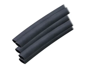 Ancor Adhesive Lined Heat Shrink Tubing (ALT) - 3/8" x 6" - 5-Pack - Black
