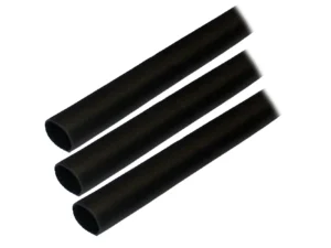 Ancor Adhesive Lined Heat Shrink Tubing (ALT) - 1/2" x 3" - 3-Pack - Black