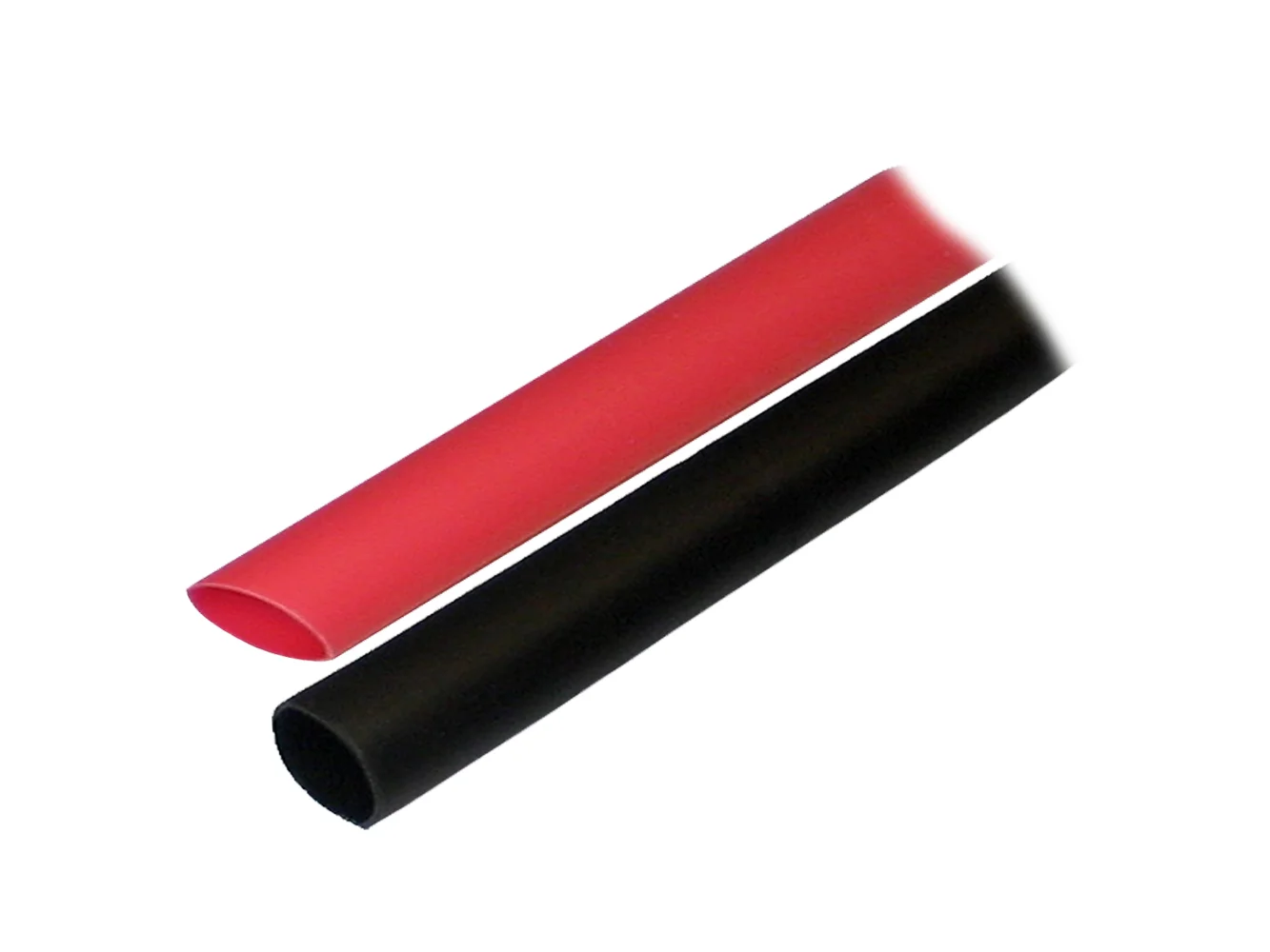 Ancor Adhesive Lined Heat Shrink Tubing (ALT) - 1/2" x 3" - 2-Pack - Black/Red