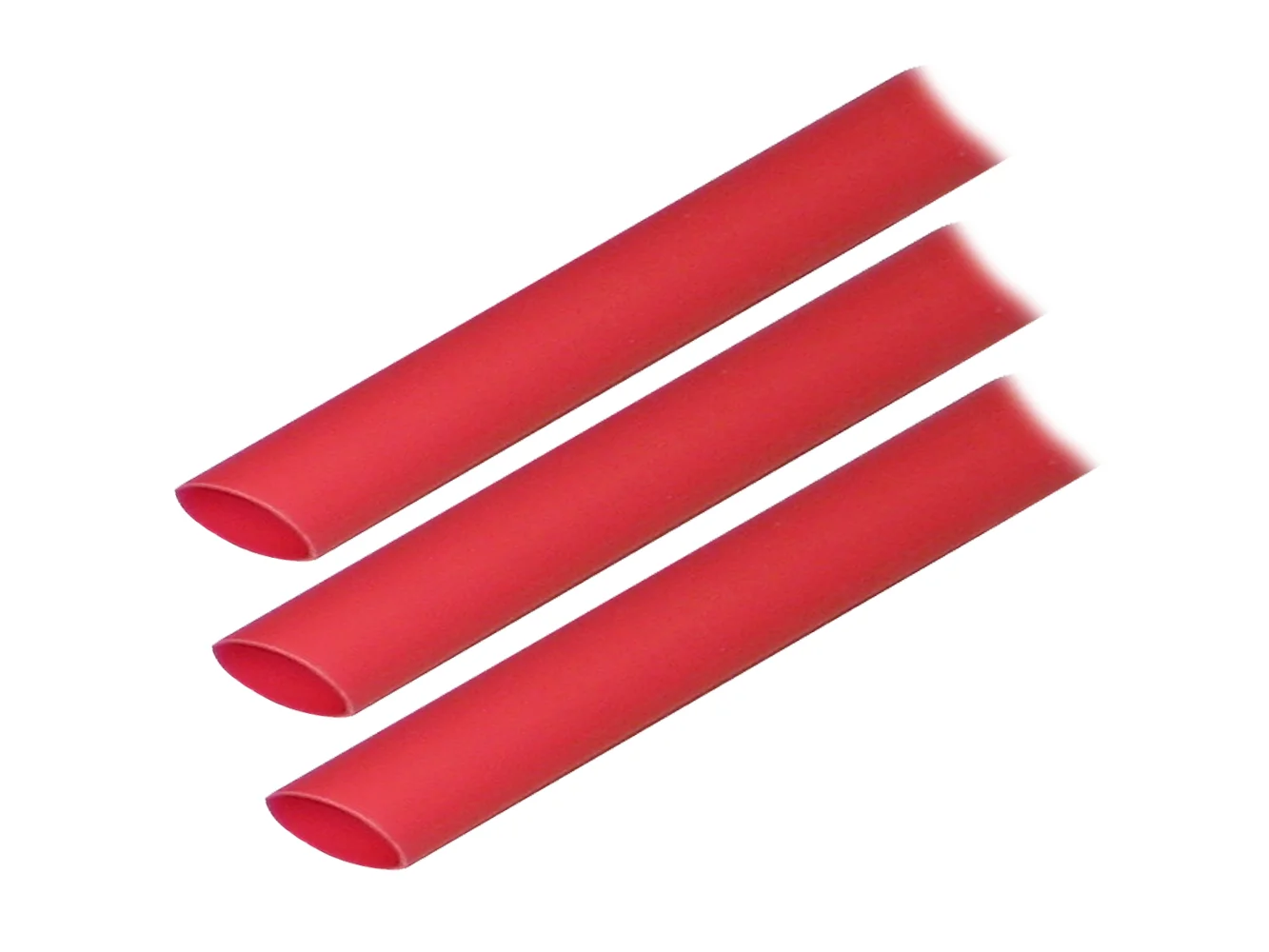 Ancor Adhesive Lined Heat Shrink Tubing (ALT) - 1/2" x 3" - 3-Pack - Red