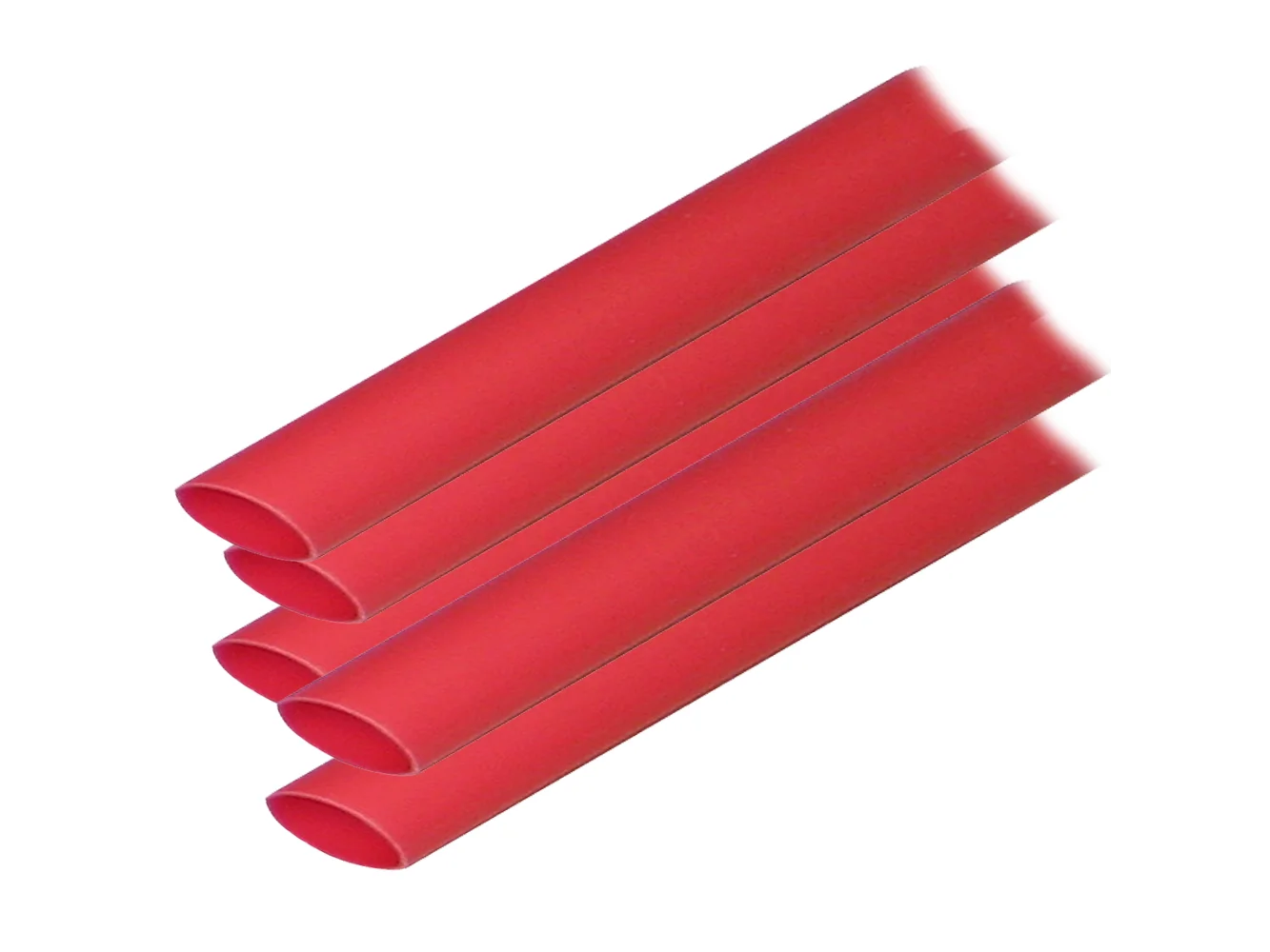 Ancor Adhesive Lined Heat Shrink Tubing (ALT) - 1/2" x 12" - 5-Pack - Red