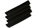 Ancor Adhesive Lined Heat Shrink Tubing (ALT) - 3/4" x 6" - 4-Pack - Black