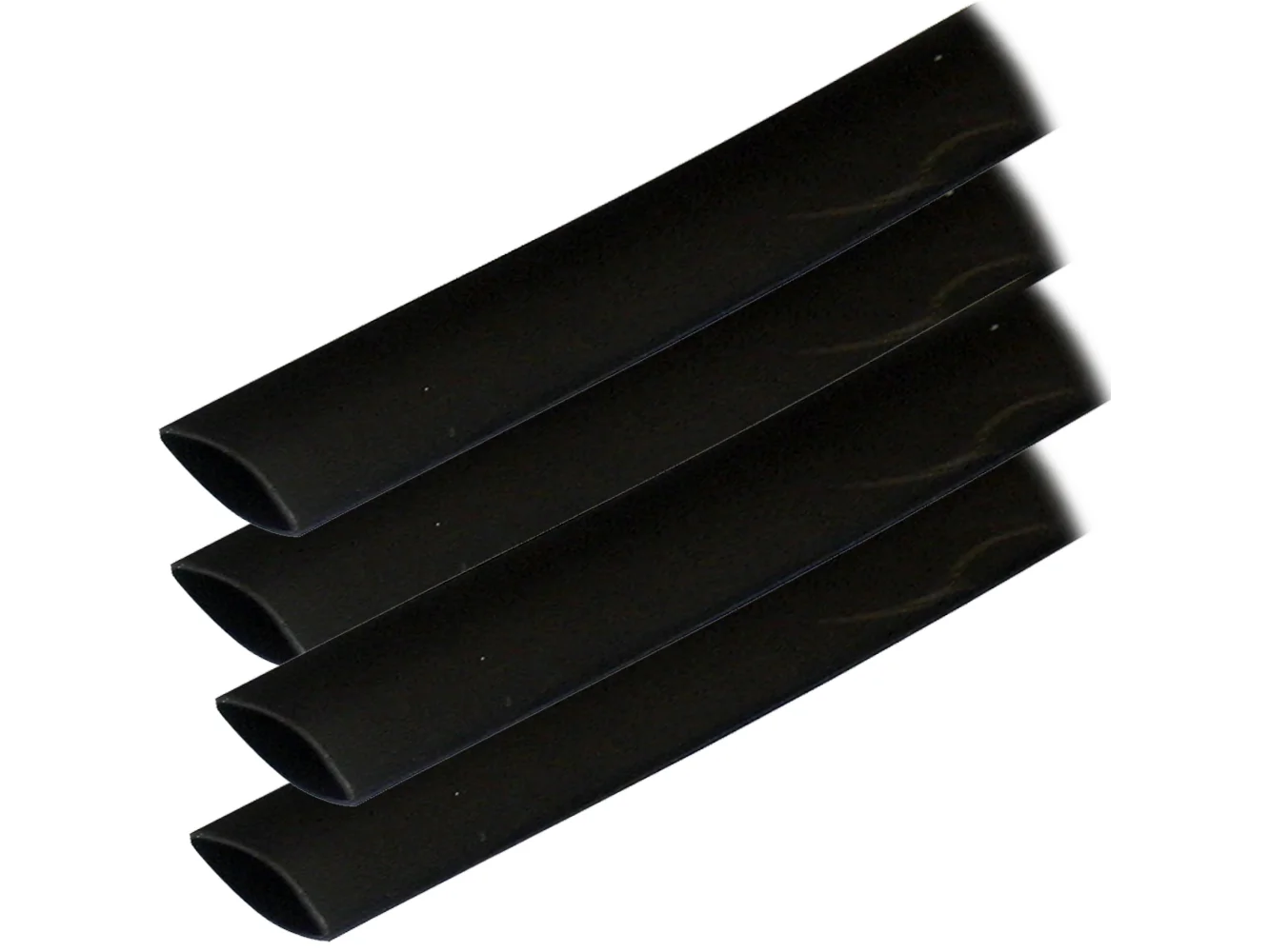 Ancor Adhesive Lined Heat Shrink Tubing (ALT) - 3/4" x 12" - 4-Pack - Black