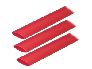 Ancor Adhesive Lined Heat Shrink Tubing (ALT) - 3/4" x 3" - 3-Pack - Red