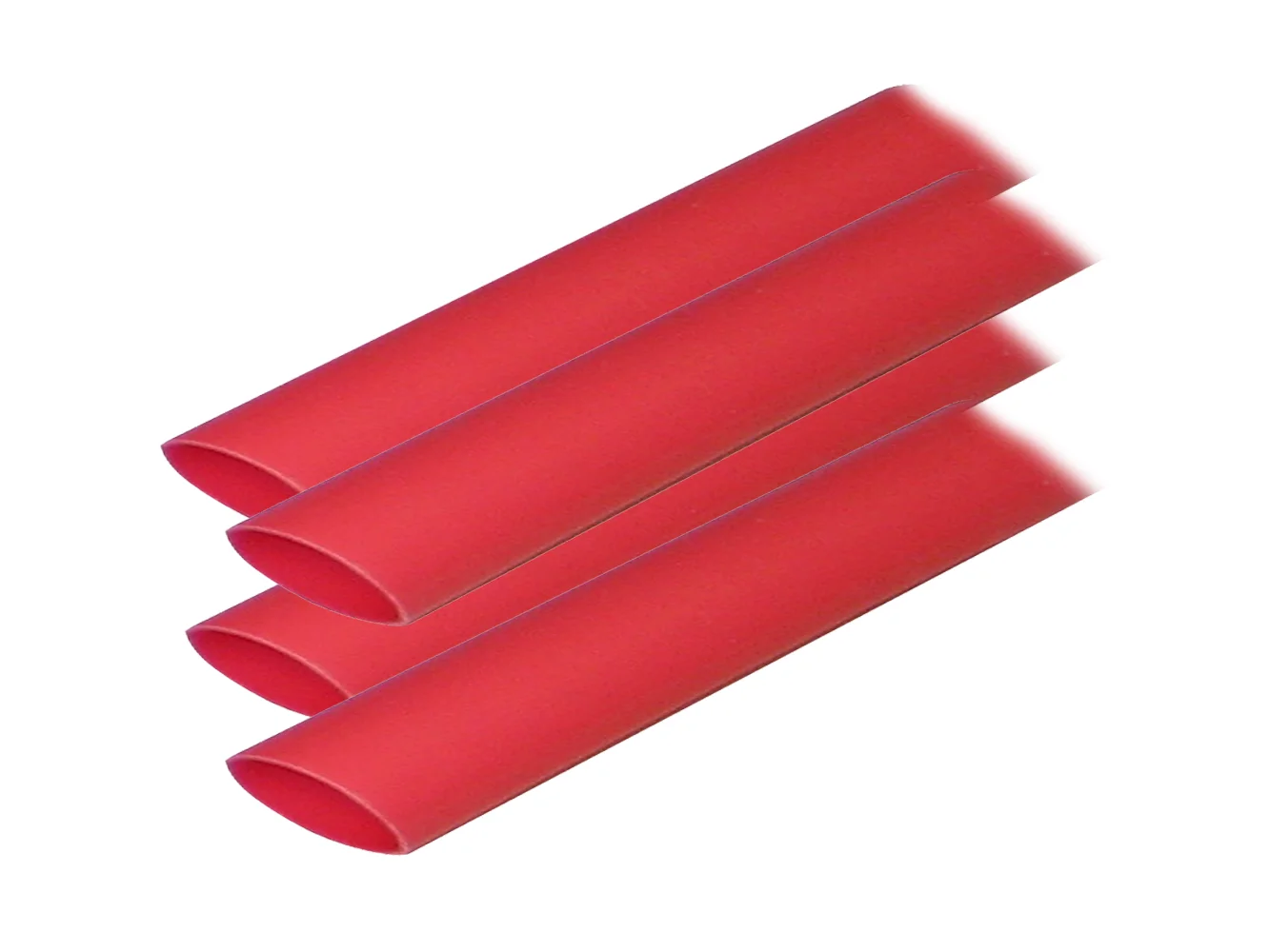 Ancor Adhesive Lined Heat Shrink Tubing (ALT) - 3/4" x 12" - 4-Pack - Red