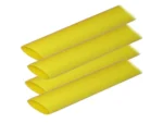 Ancor Adhesive Lined Heat Shrink Tubing (ALT) - 3/4" x 12" - 4-Pack - Yellow