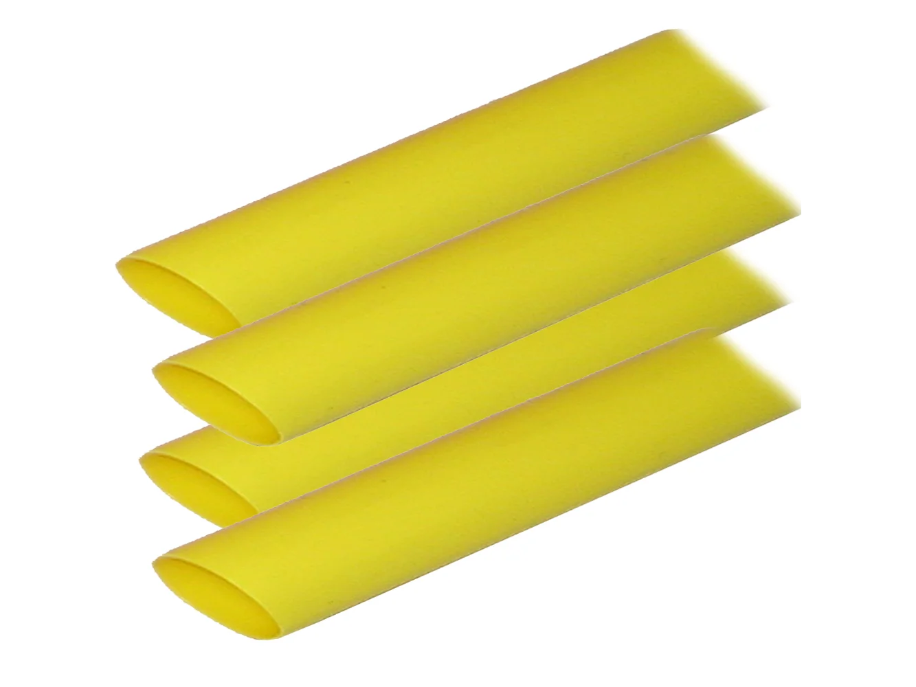 Ancor Adhesive Lined Heat Shrink Tubing (ALT) - 3/4" x 12" - 4-Pack - Yellow