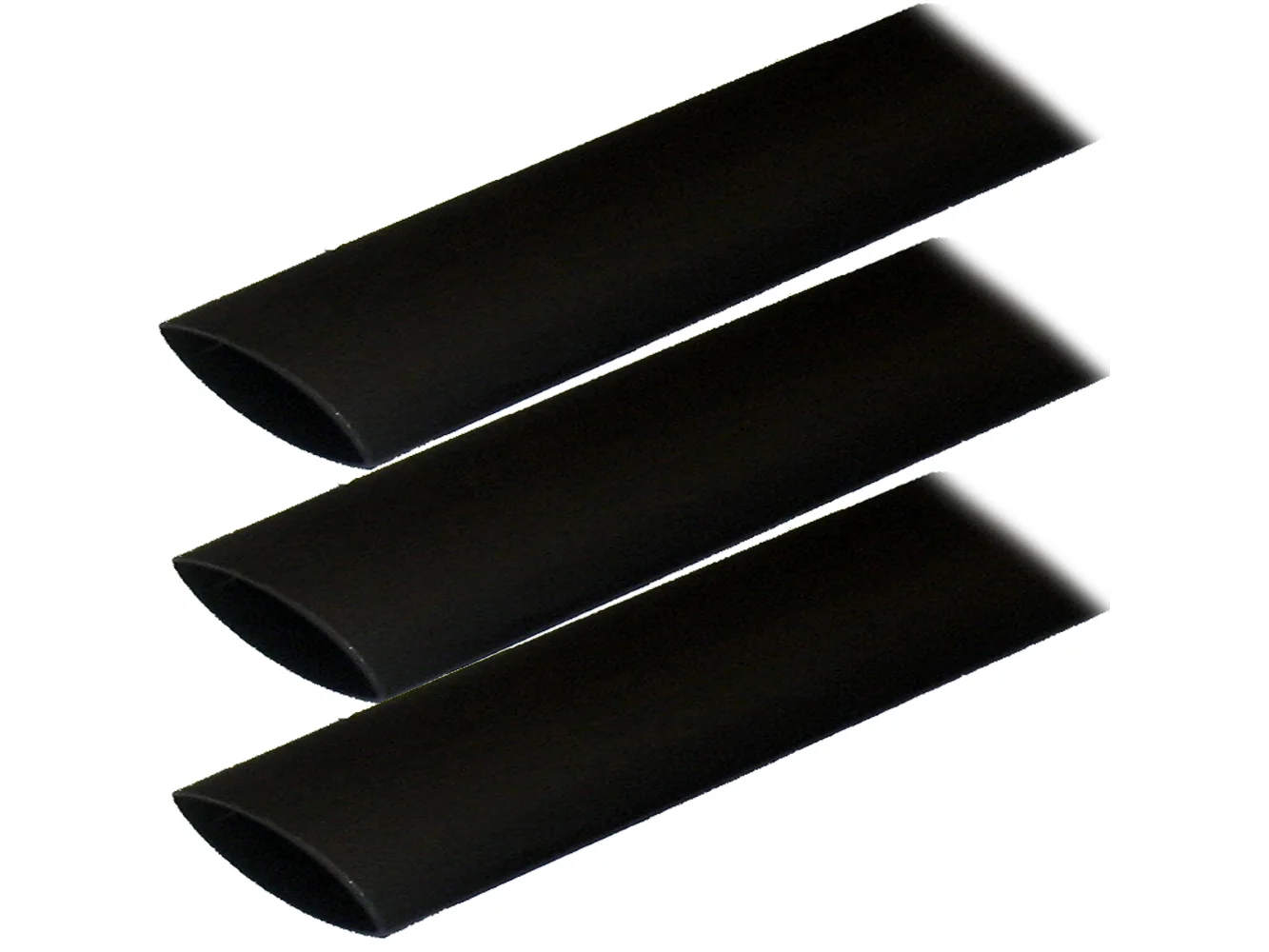 Ancor Adhesive Lined Heat Shrink Tubing (ALT) - 1" x 3" - 3-Pack - Black