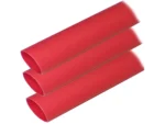 Ancor Adhesive Lined Heat Shrink Tubing (ALT) - 1" x 12" - 3-Pack - Red