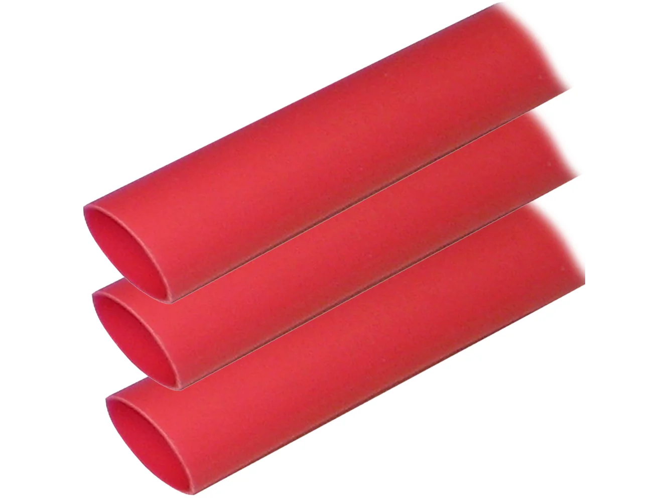 Ancor Adhesive Lined Heat Shrink Tubing (ALT) - 1" x 12" - 3-Pack - Red
