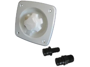 Jabsco Water Pressure Regulator - Flush Mount - White