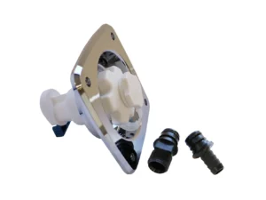 Jabsco Water Pressure Regulator - Flush Mount - Chrome - 45 psi