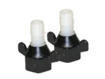 Shurflo by Pentair 1/2" Barb x 1/2" NPT-F Hex/Wingnut Straight Fitting (Pair)