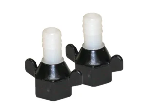 Shurflo by Pentair 1/2" Barb x 1/2" NPT-F Hex/Wingnut Straight Fitting (Pair)
