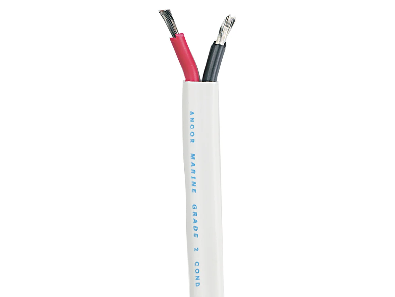 Ancor Standard Duplex Cable - Flat 12/2 AWG - 2 x 3mm² Red/Black - 250'